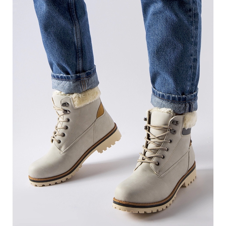 Botas Montalbino com isolamento cinza 1