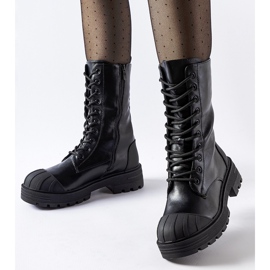 Botas de trabalho isoladas femininas Black Cardinale preto 1