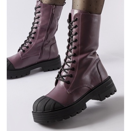 Trabalhadores Cardinale com isolamento roxo tolet 2