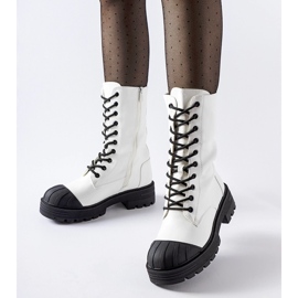 Botas femininas de trabalho com isolamento branco Cardinale 1 Botas femininas de trabalho com isolamento branco Cardinale 1