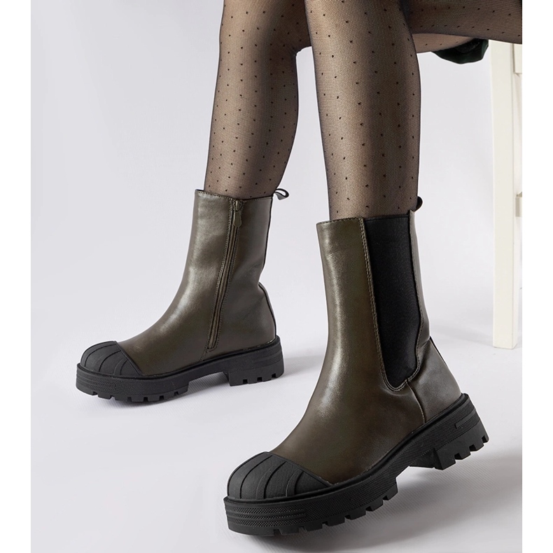 Inna Botas Porcigatone com isolamento verde escuro 1 Inna Botas Porcigatone com isolamento verde escuro 1