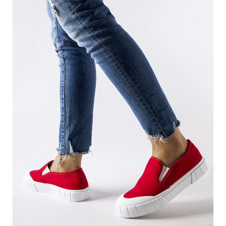 Tênis slip-on Codiponte vermelho 1