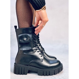 Trabalhadores com uma bolsa Maruna Black preto 1