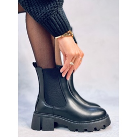 Bota Chelsea cano alto Rumer Black. preto 2