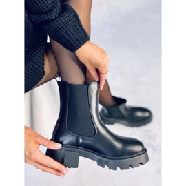 Bota Chelsea cano alto Rumer Black. preto 1