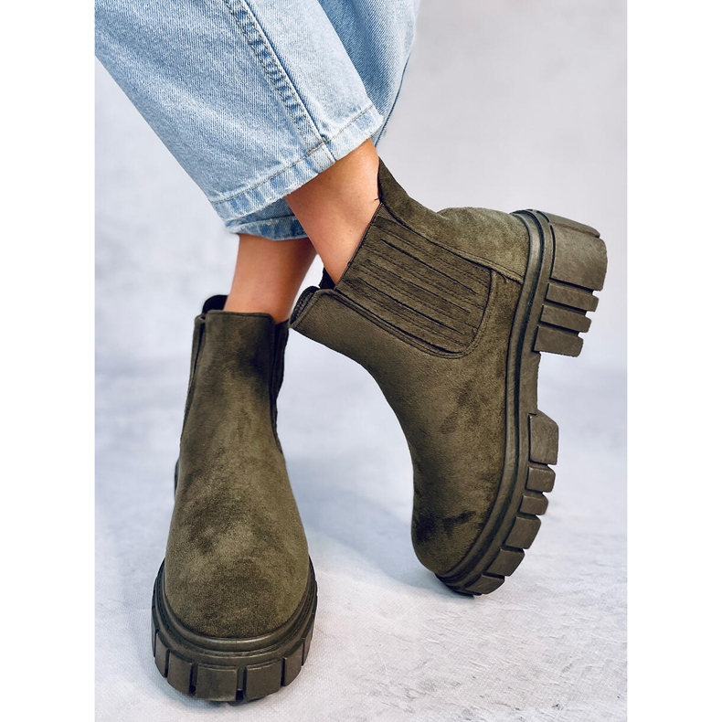 Botas Jodhpur de mulher Leigh Green verde 1