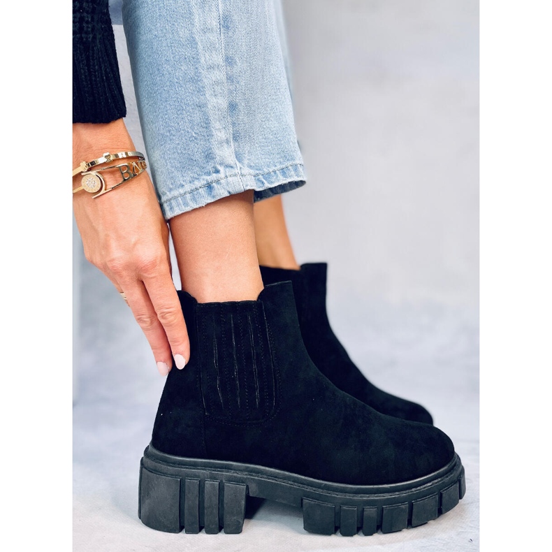 Botas Jodhpur de mulher Leigh Black preto 2