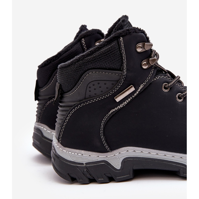 Mckeylor Botas de caminhada isoladas masculinas pretas Raisah 19455 preto 2