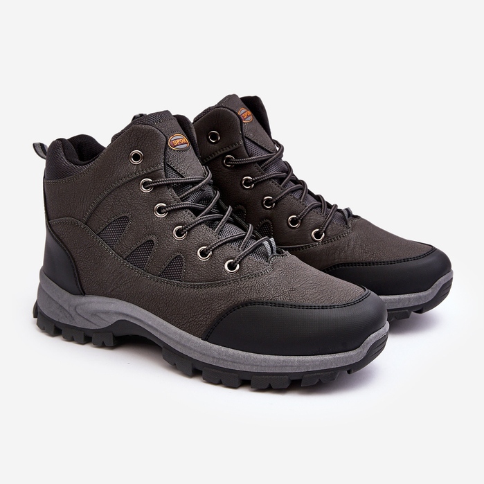 WR1 Calçado de trekking clássico masculino cinza Gometti 1 WR1 Calçado de trekking clássico masculino cinza Gometti 1