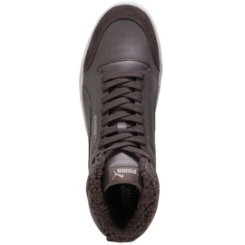 Sapatos baixos Puma Shuffle Mid Fur 387609 03 castanho 1
