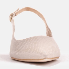 Marco Shoes Sandálias de camurça natural em bege 1965P-103-1 2