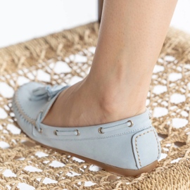 Marco Shoes Mocassim com sola flexível azul 2 Marco Shoes Mocassim com sola flexível azul 2