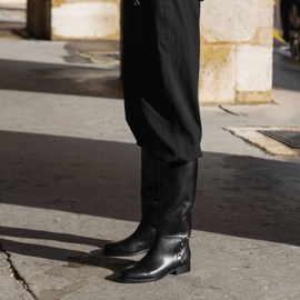 Marco Shoes Botas de montaria com tachas preto 2 Marco Shoes Botas de montaria com tachas preto 2