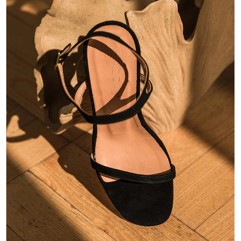 Marco Shoes Sandálias de salto alto preto 2