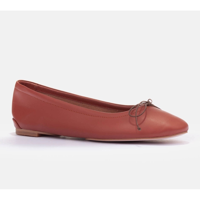 Marco Shoes sapatos de balé passo marrom 1