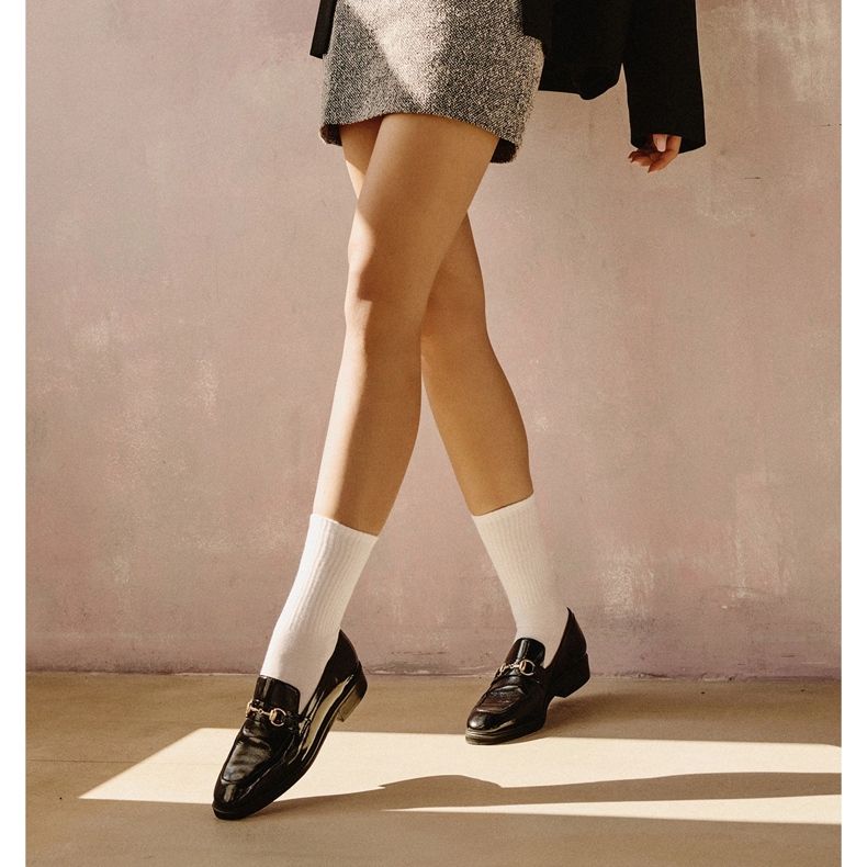 Marco Shoes mocassins polidos preto 1