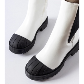 Botas Porcigatone clássicas brancas com isolamento branco 1