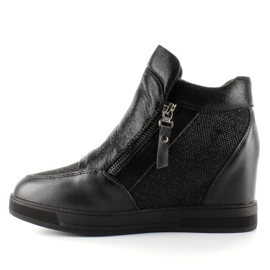 Tênis em uma cunha escondida 2017-1 Preto 1