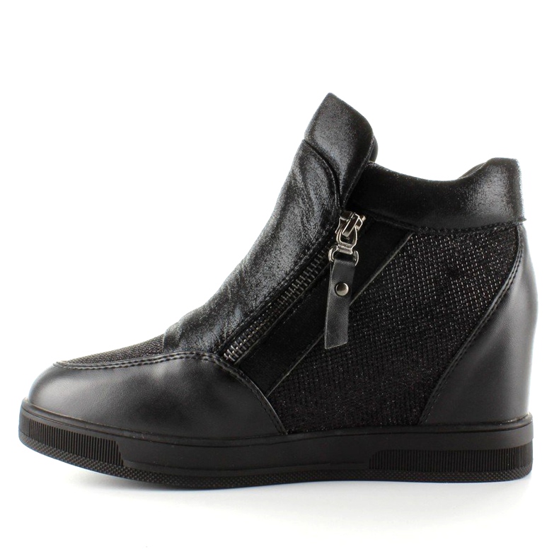 Tênis em uma cunha escondida 2017-1 Preto 1