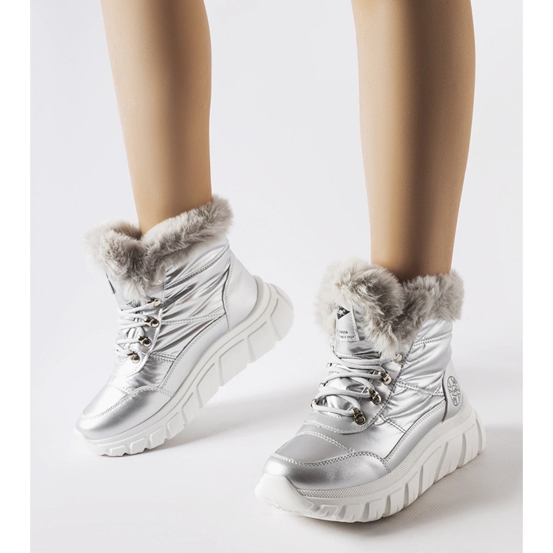 Botas de neve Silver Lee Cooper LCJ-23-44-1954L prata 2