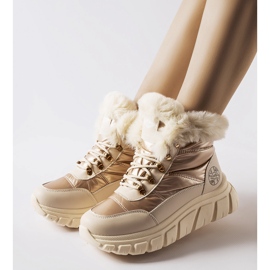 Botas de neve douradas Lee Cooper LCJ-23-44-1953L dourado 1