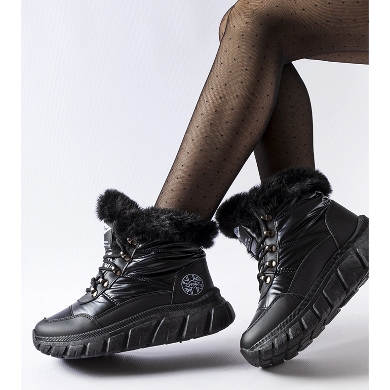 Botas de neve pretas Lee Cooper LCJ-23-44-1955L preto 1