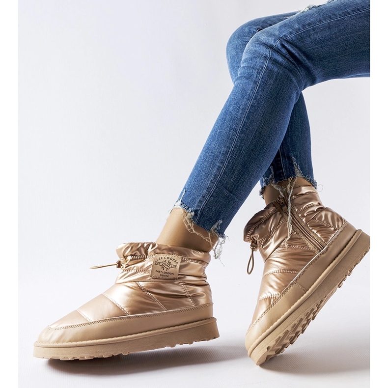 Botas de neve douradas Lee Cooper LCJ-23-44-1965L dourado 1