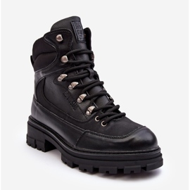 Botins femininos isolados com cordões pretos Big Star MM274663 2 Botins femininos isolados com cordões pretos Big Star MM274663 2