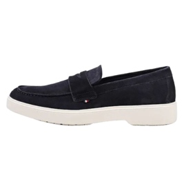 Tommy Hilfiger Sapatos modernos de camurça leve FM0FM03963 azul 2