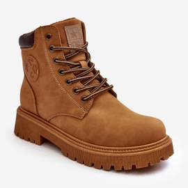PE1 Botas com isolamento de couro Camel Felizia castanho 1