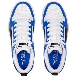Sapatos Puma Rebound Layup Lo Sl Jr 370490 19 branco 1 Sapatos Puma Rebound Layup Lo Sl Jr 370490 19 branco 1
