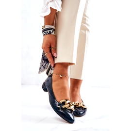 Alberto Violli Sapatos de bailarina de couro envernizado cobra com corrente, verde 1 Alberto Violli Sapatos de bailarina de couro envernizado cobra com corrente, verde 1