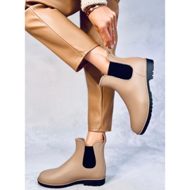 Galochas femininas Jodhpur Foxy Khaki bege 1