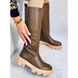 Botas volumosas Hewes Verde Exército 1