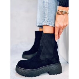 Botins de elástico pretos Winters 1