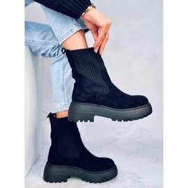 Botins de elástico pretos Winters 2