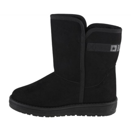 Big Star BOTAS DE NEW ISULADAS DE MULHER preto 3