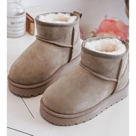 Botas de neve infantis com isolamento verde Nallita 1