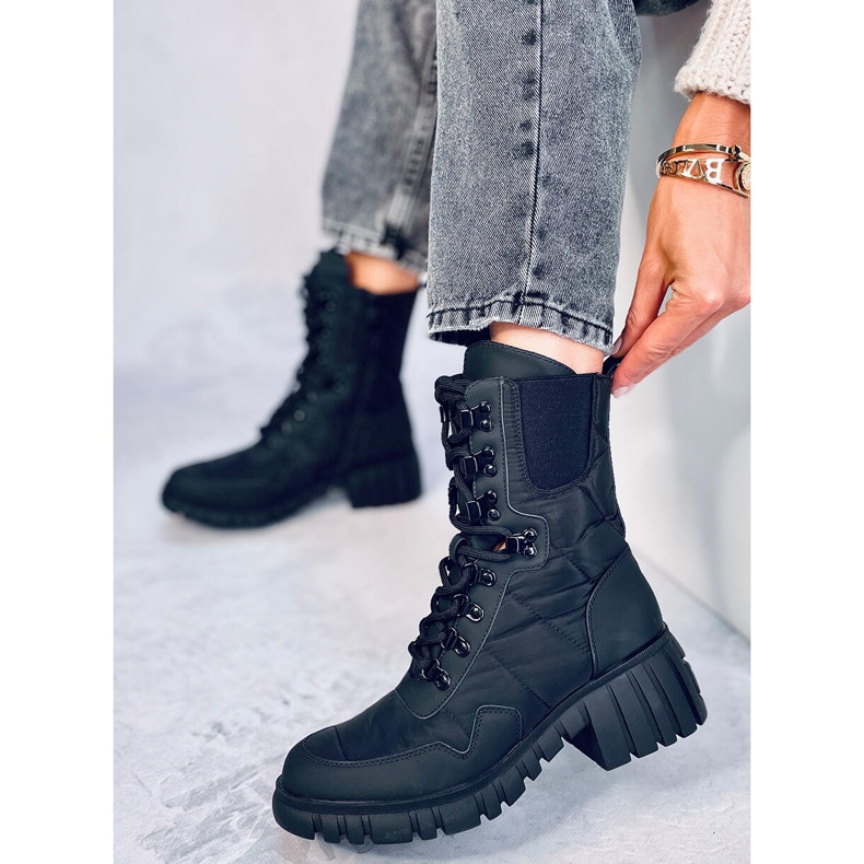 Botas de nylon Jewel Black preto 2