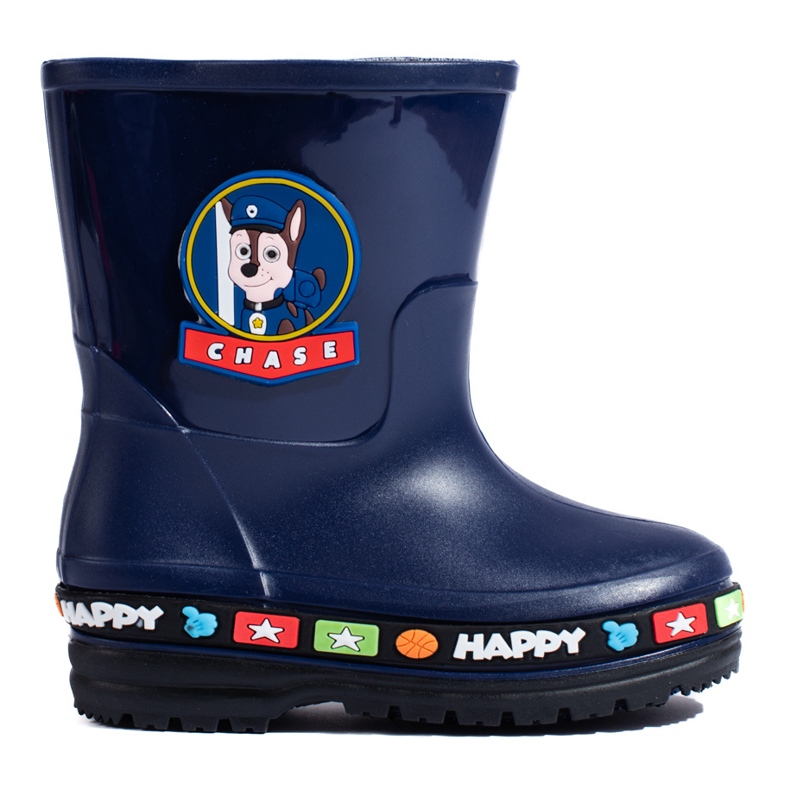 Botas Wellington infantis Shelovet azul marinho 1