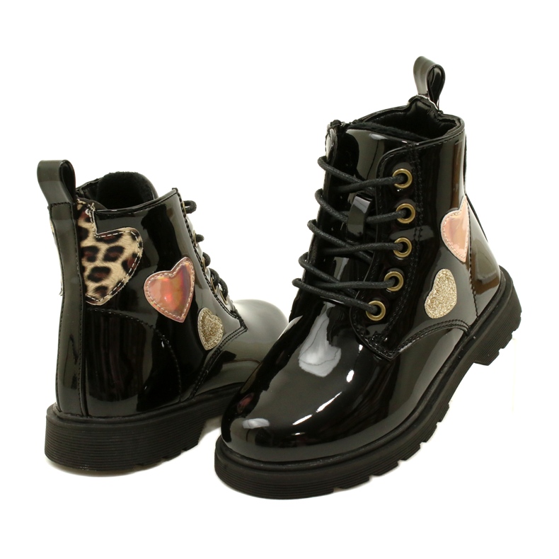 Botas Lacadas Miss 23DZ23-6599 preto 3