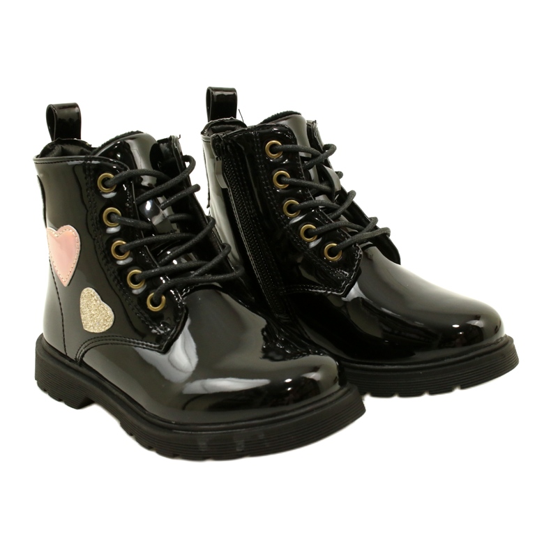 Botas Lacadas Miss 23DZ23-6599 preto 5