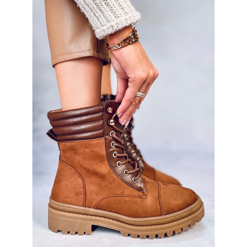 Trabalhadoras femininas Gaba Camel marrom 2