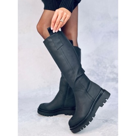 Botas de equitação Gibbs Black para mulher preto 2