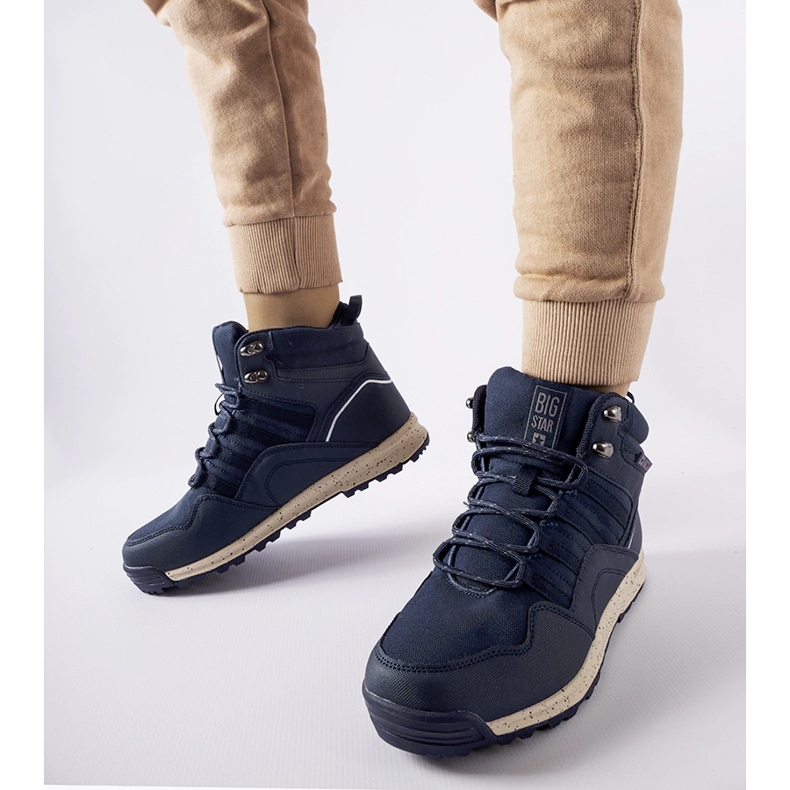 Botas azuis Big Star KK274611 azul marinho 1