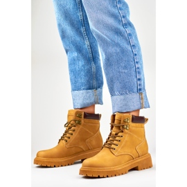 Botas de camelo femininas clássicas castanho 2