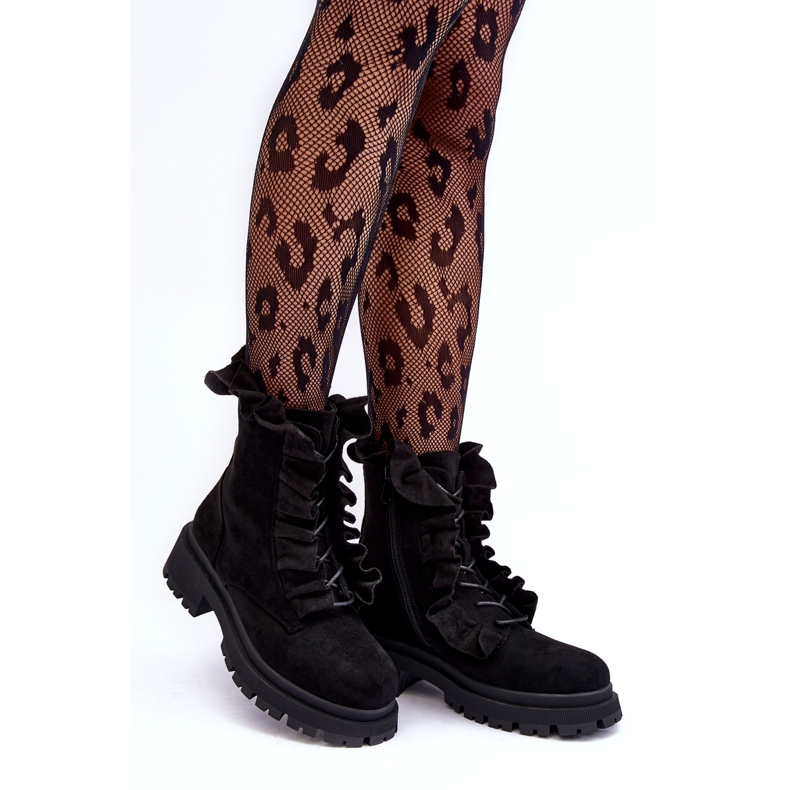 Seastar Botas isoladas de artigos de brecha preta preto 2