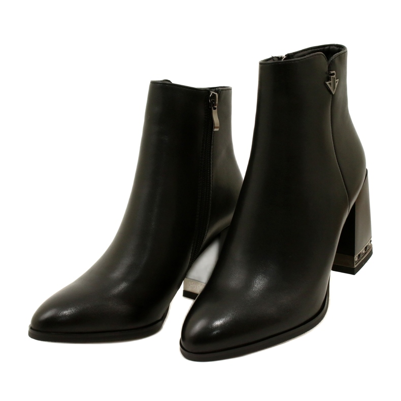 Botas isoladas pretas femininas com filippo dbt4842/23 bk preto 7