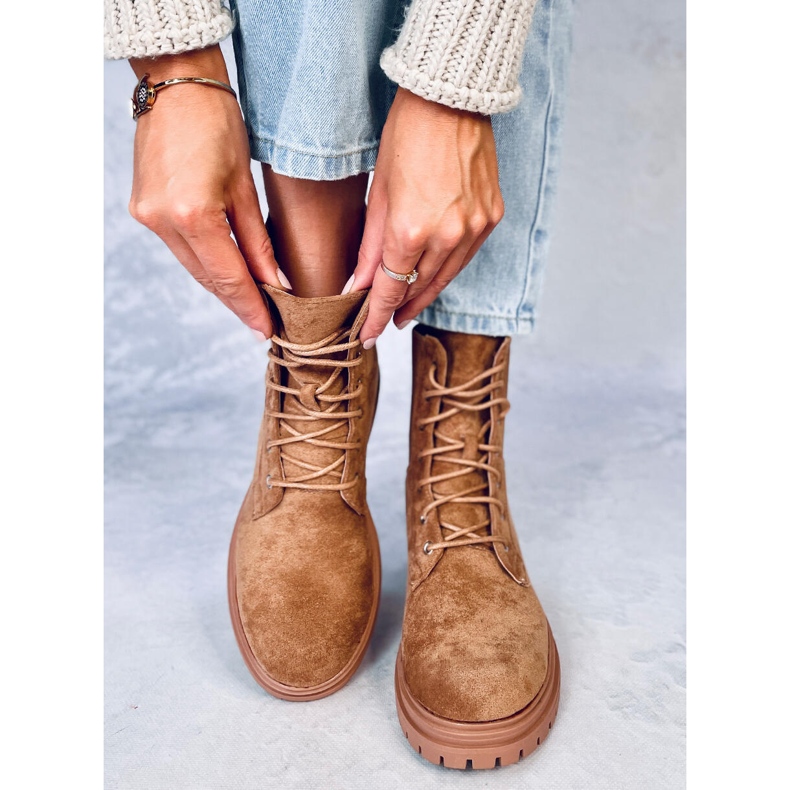 Botas com atacadores Vecna ​​​​Caqui castanho 1