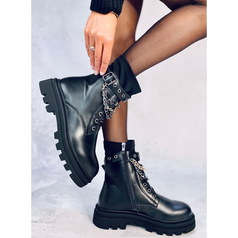 Botas militares Steve Black preto 2